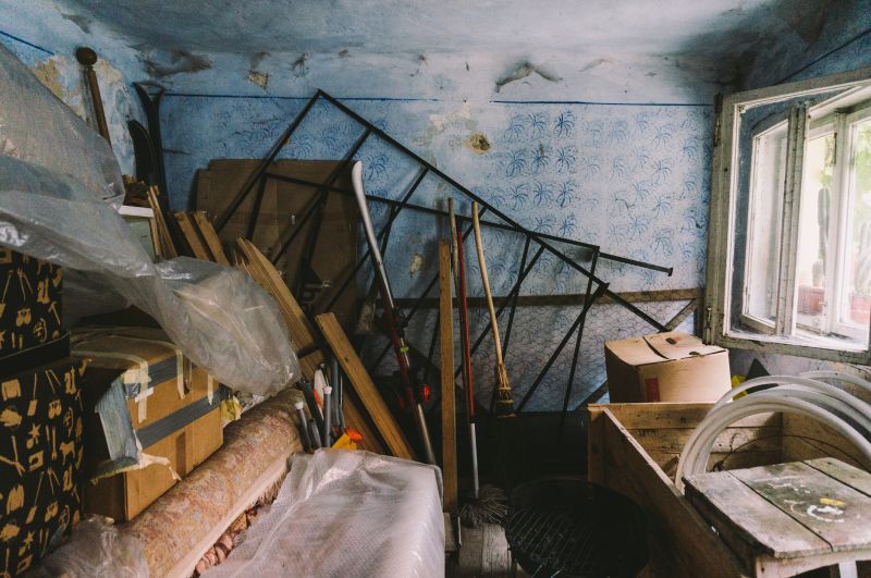 Team Clearing Out a Basement